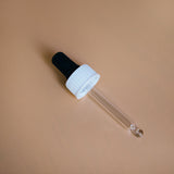 Pipette compte goutte en verre